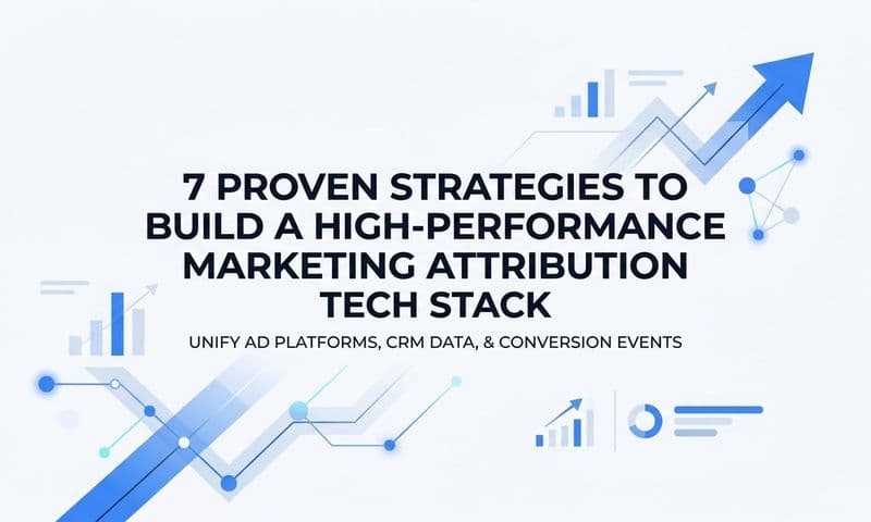 7 Proven Strategies to Build a High-Performance Marketing Attribution Tech Stack