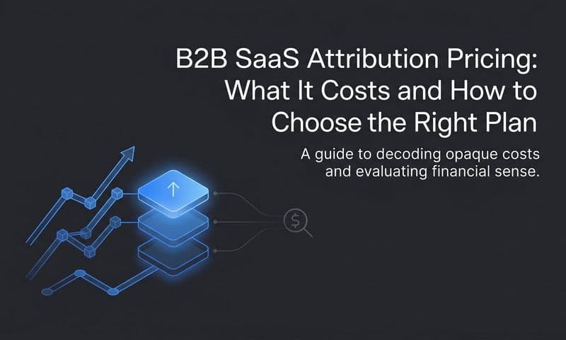 B2B SaaS Attribution Pricing: What It Costs and How to Choose the Right Plan