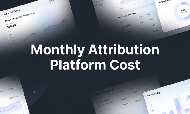 Monthly Attribution Platform Cost: What B2B SaaS Teams Actually Pay