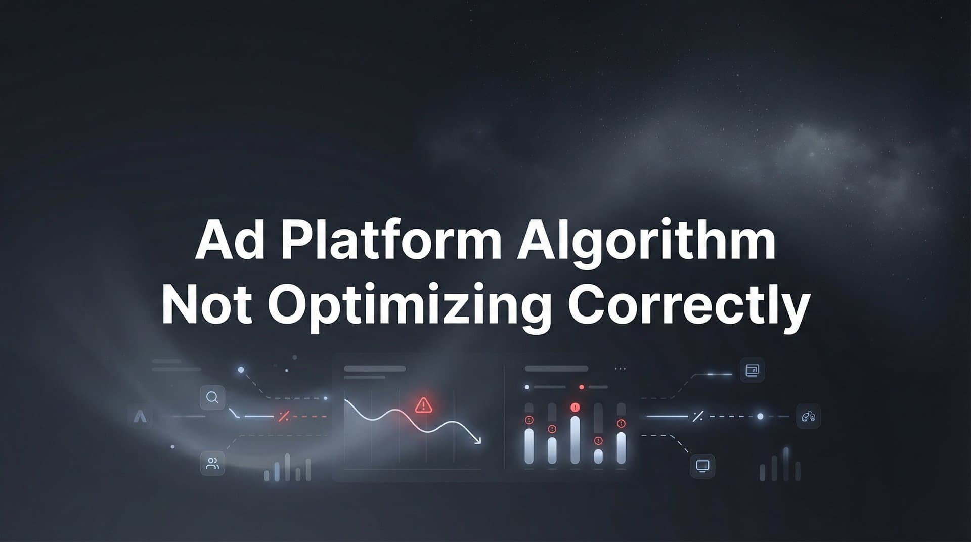 Why Your Ad Platform Algorithm Is Not Optimizing Correctly (And How to Fix It)