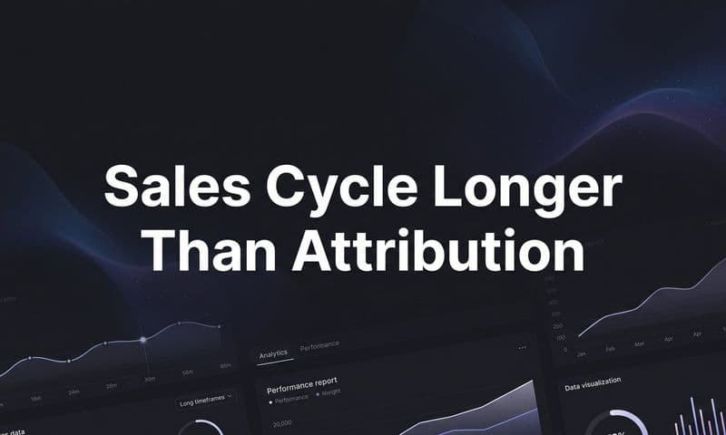 When Your Sales Cycle Is Longer Than Your Attribution Window: What B2B Marketers Need to Know