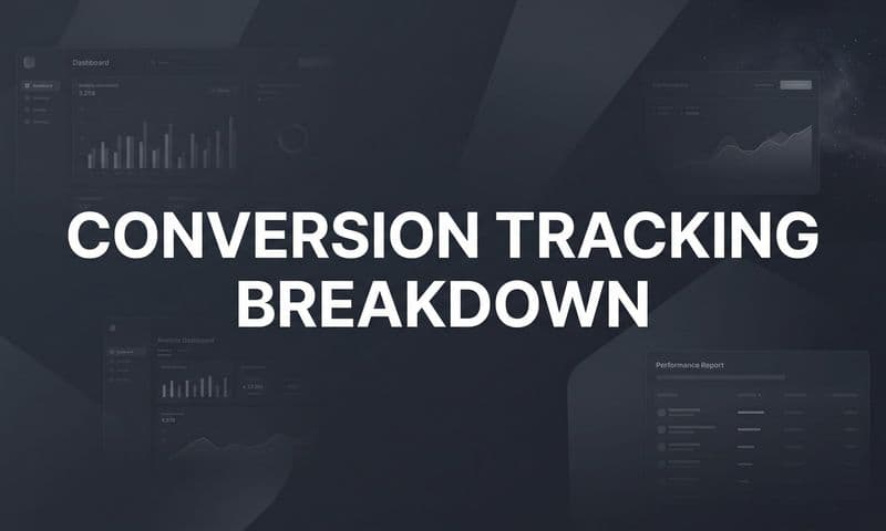 Conversion Tracking Breakdown: What It Is, Why It Fails, and How to Fix It